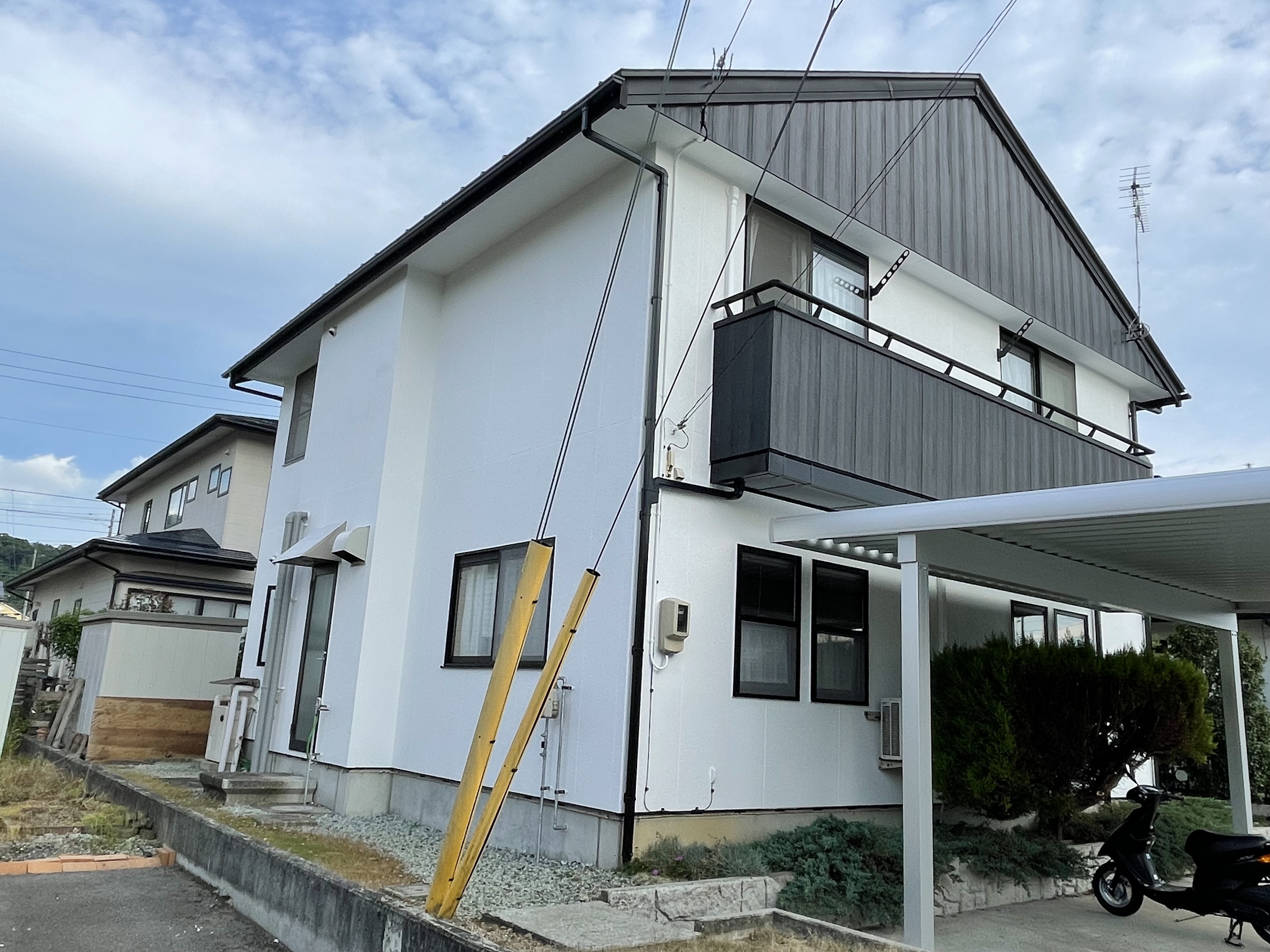 外壁塗装　部分張替え